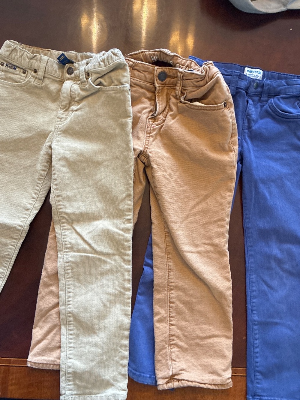 Boys sz 5 pants lot: Ralph Lauren, mayoral, gap